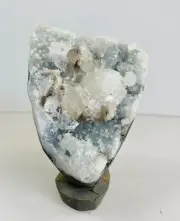 Apophyllite Geode Free Standing Crystal Cluster AP318a