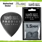 Ernie Ball Prodigy Mini 1.5mm Black Guitar Picks, 6 Pack - 9200