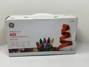 Indoor Outdoor GE String-A-Long 450-Count Multicolor Mini Christmas Lights