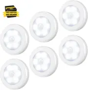 Upgraded 3.15” Motion Sensor Light Indoor, Cordless Battery Powered Stick on LED