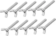 Quick Tighten Hand Screws Stainless Steel Replacement Wingbolts Pcs Set