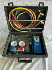 TIF R134A Combination AC Gauge Kit with Leak Detector