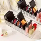 Transparent Makeup Organizer 6/8 Grids Data Line Storage Container