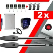 2x RITROX LUX Double Swing Gate Opener Motor Automatic Powerful 5x Remote Keypad