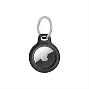 Belkin AirTag Case with Key Ring, Secure Holder Protective Cover for Air Tag with Scratch Resistance Accessory - Black F8W973