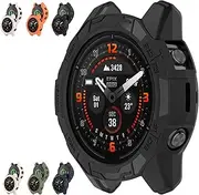 Disscool Case Cover Compatible with Garmin EPIX Pro 47mm/Fenix 7 Pro/Fenix7, Soft Anti Drop PC Replacement Protective Cases Smart Watch Accessories(47mm/Black)