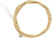 GOOHOCHY Bass String Replacements by 5 String Set Carbon Steel Brass Durable Bass Parts