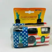 Metro flash camera single use ,27EXP,400 ASA , 35mm - NEW ~VINTAGE!!!