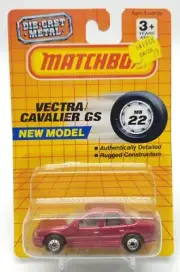 Matchbox VECTRA CAVALIER GSi 2000 New Model (Red, 1990) New Old Stock MB22 1:59