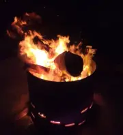 80cm Round Steel Firewood Outdoor Firepit - Built to Last, Made in Australia