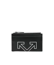Arrows-motif wallet One size black