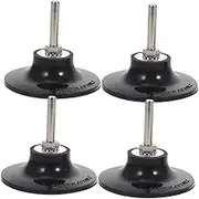 OKUMEYR 4pcs Disc Pad Holder Adapter for Drills and Grinders Sanding Disc Attachment Compatible Polishing Tools for Sanding Preparation and Brushing