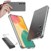For Samsung Galaxy S23 S21 S20 FE Slim Crystal Clear Case Cover Screen Protector