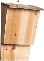 Wooden bat shed - weatherproof bat house that can be installed outdoors, large bat box | bat shelter for jay elephants