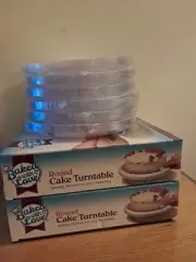 Cake Turntable With Dessert Plates