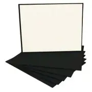 Black Economy Canvas Panel 8X10 Acid Free Artist Canvas