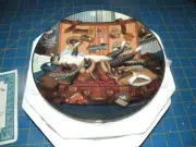 Bradford Exchange Purr-fect Places, Mabel The Stowaway by C Wysocki Plate, 1998