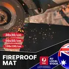 BBQ Fireproof Mat Fire Pit Mat Decking Camp Grill Mat Flame Retardant Mats New