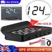 Car HUD Head Up HD Display Over Speed Warning OBD2 Projector Digital Speedometer