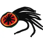 Men Women Novelty Dreadlocks Wig Hat Reggae Jamaican Crocheted Knitted Bea