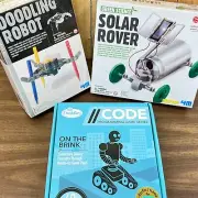Robot Building Kits Solar Rover & Doodling - Code Programming Game On The Brink