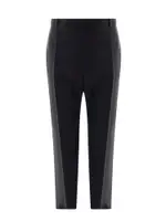[Saint Laurent] Saint Laurent-Wool Blend Trouser With Frontal Fold-Uomo 50