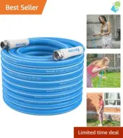 Lightweight 75 ft Garden Hose - Durable, Kink-Free, and Leak-Proof Solution