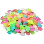 Garden Ornaments 100X 200X 400X Glow In The Dark Pebbles Luminous Stones Colourful Decoration Pebbles Stones & Step Stones