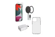 Zagg Premium USB-C Wall Adapter Charger Case Screen Protector For iPhone 13 Mini