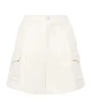 Viscose Linen Short 28 White