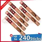 up to 240 Sticks Rose Musk Incense Sticks Hem Hex Meditation Fragrance