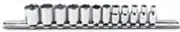 Proto 1/4" Drive 12 Piece Metric Socket Set - 6 Point