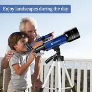 Ecoopro F360-70 Blue Black Astronomy Refractor Telescope With Adjustable Tripod