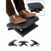 Foot Rest Stool Office Computer Desk Height Angle Adjustable Footrest Massage