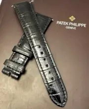 Patek Philippe CALATRAVA Watch Strap 20 / 18 Alligator Black Ref C24-B New SWISS
