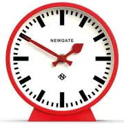 NEW Newgate Railway Mantel Clock, Fire Engine Red, 17cm