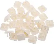 KOCKSHION Complete Set Power Protection Cover 45pcs Baby Proof Outlet Covers Child Proof Socket Protectors Outlet Covers Baby Proof Standard White