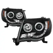 Toyota 05-11 Tacoma Black CCFL Dual Halo LED Projector Headlights PRE/X-Runner (for: Toyota)