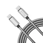For Galaxy A23/A24/A25 Type-C to USB-C 3ft Metal PD Cable Charger Cord Power