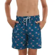 CABANA LIFE Little Boy's 5 Octopus UPF 50 Reversible Swim Trunks NWT