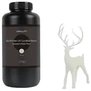 Creality Standard Rigid LCD UV Resin White, 1KG, with Plastic Bottle Compatible with 90% LCD Resin Printers, Especially Creality Printers! [3302020085]