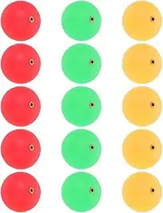 Outanaya 15Pcs Fishing Float Balls Durable Buoys for Freshwater Saltwater Fishing Stable Easy to Use Swim Line Floats for All Anglers Fishing Tackle Accessories