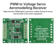 PWM to Voltage Servo 2-Channel Receiver Signal Converter RC Motor Controller