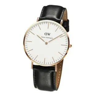 預購 瑞典DW手錶Daniel Wellington 0107DW玫瑰金 皮帶 Glasgow 40mm