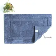 Bath Mat Soho Cotton Reversible in Blue