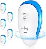 Ultrasonic Pest Repeller, 6 Packs, Pest Repeller, Ultrasonic Plug, Indoor Repeller for Cockroach Killer, Indoor Infection, Mouse, Ant, Spider, Insect,