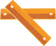 VILLFUL 2pcs Reflective Marker for Guardrail High Visibility Reflective Sign for Enhanced Nighttime Driving Safety Compliant with Highway Standards Easy Installation and Practical Roadway