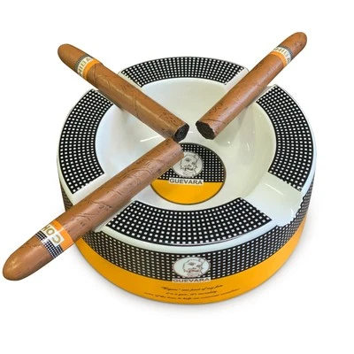 Cigar Ashtray Big Ash trays for 8" Round Cigarettes Large Rest Outdoor Cigars...