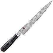 MIYABI 34680-241 5000FC-D Muscle Pulling, 9.4 inches (240 mm), Damascus Double-Edged Slicer, Knife, Multi-Layer Steel, Stainless Steel, Made in Seki City, Gifu Prefecture