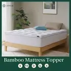 Zinus Luxury 1000 Bamboo Mattress Topper Protector Queen Double Single King Size